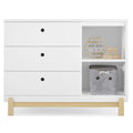 3 Drawer Dresser with Cubbies D740250