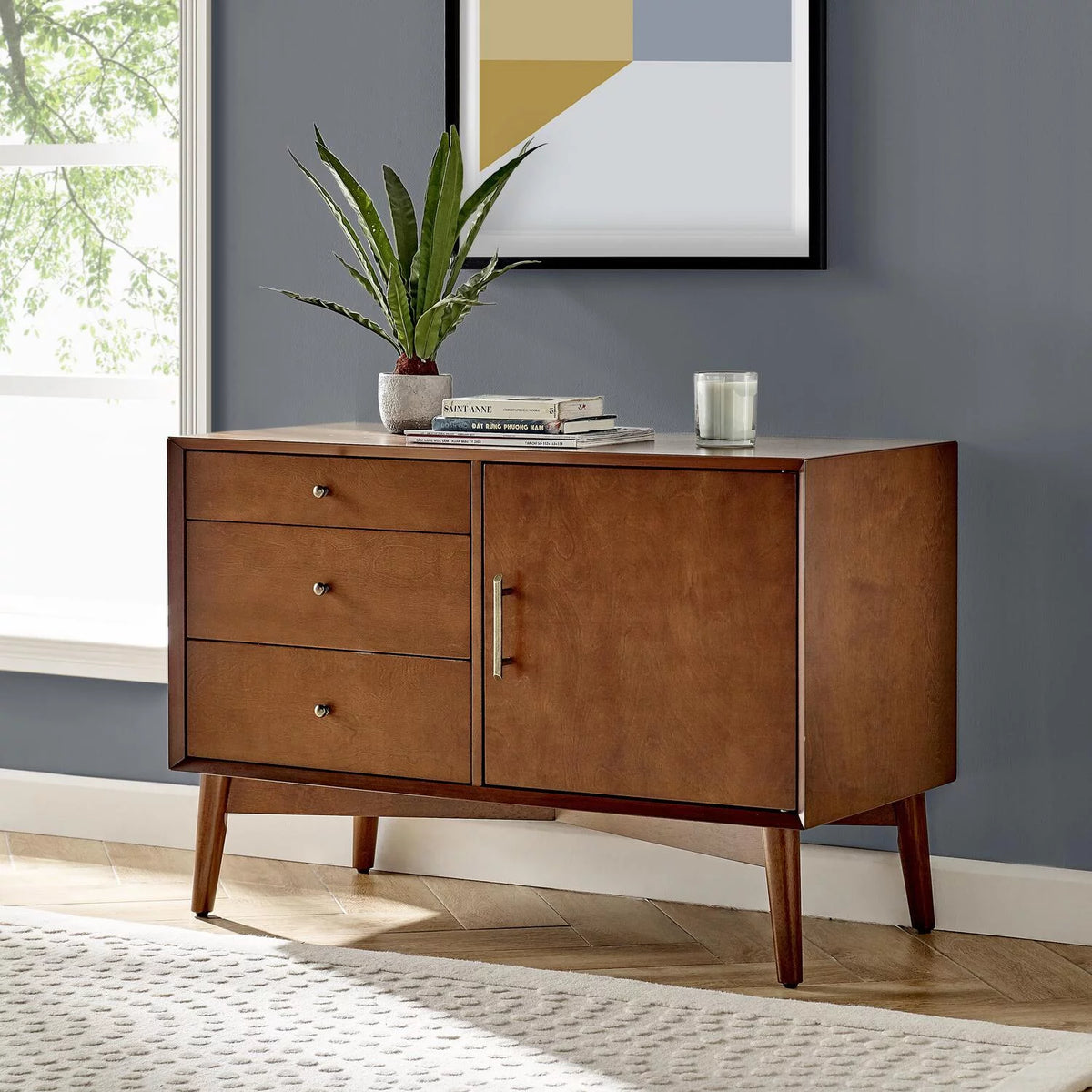 Mahogany Media Console H7786