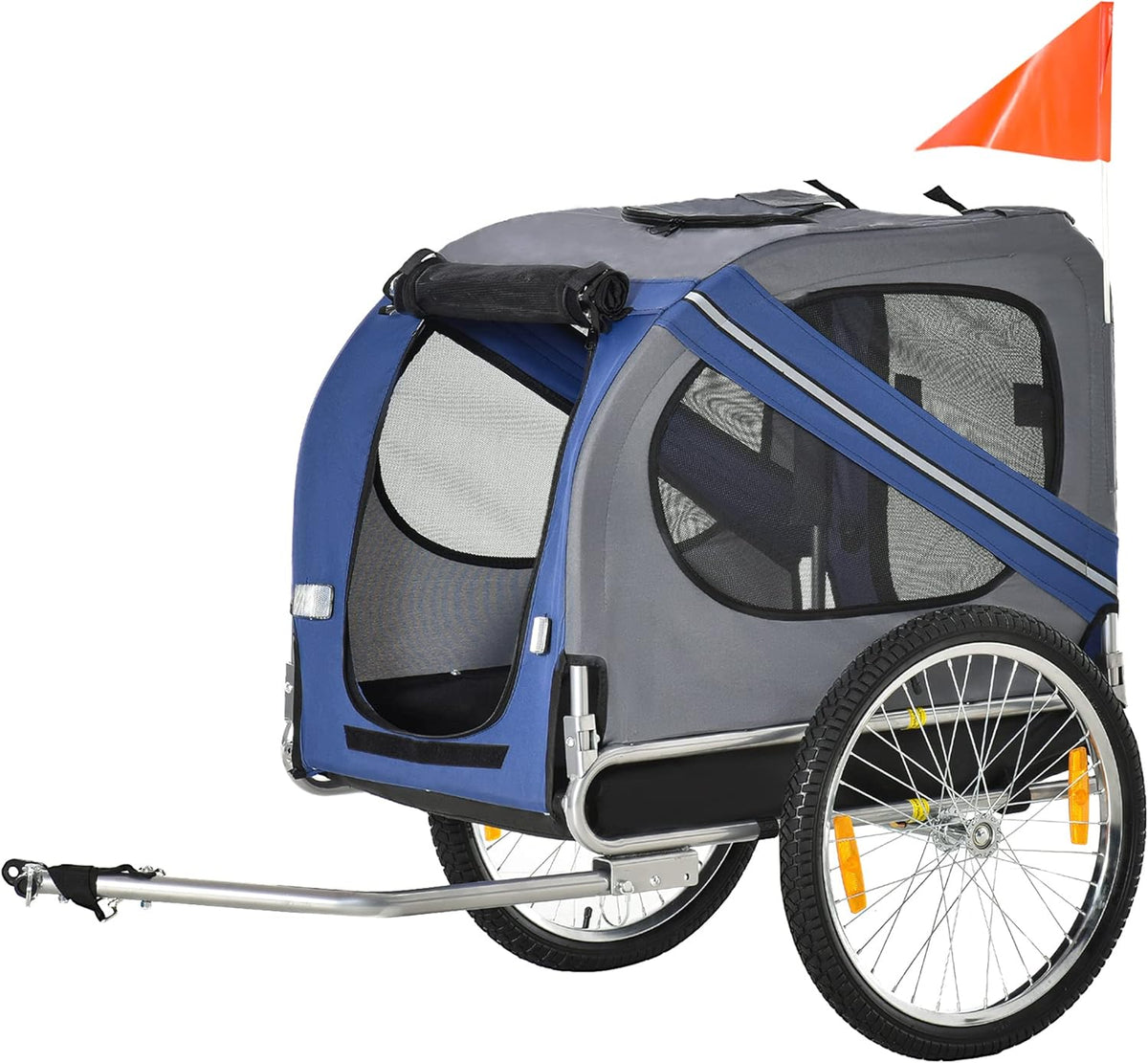 Light Blue/Grey Dog Bike Trailer E9025
