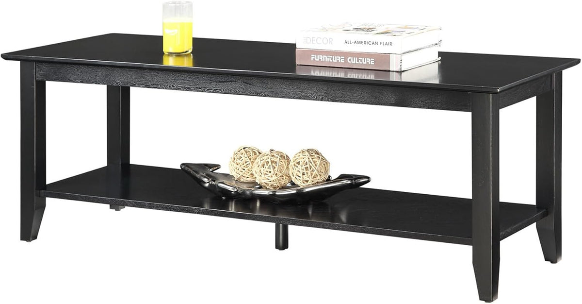 Cherry Coffee Table with Shelf X268