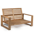 Grade A Teak 60in Patio Bench, Seats 2, Weather Resistant P6721