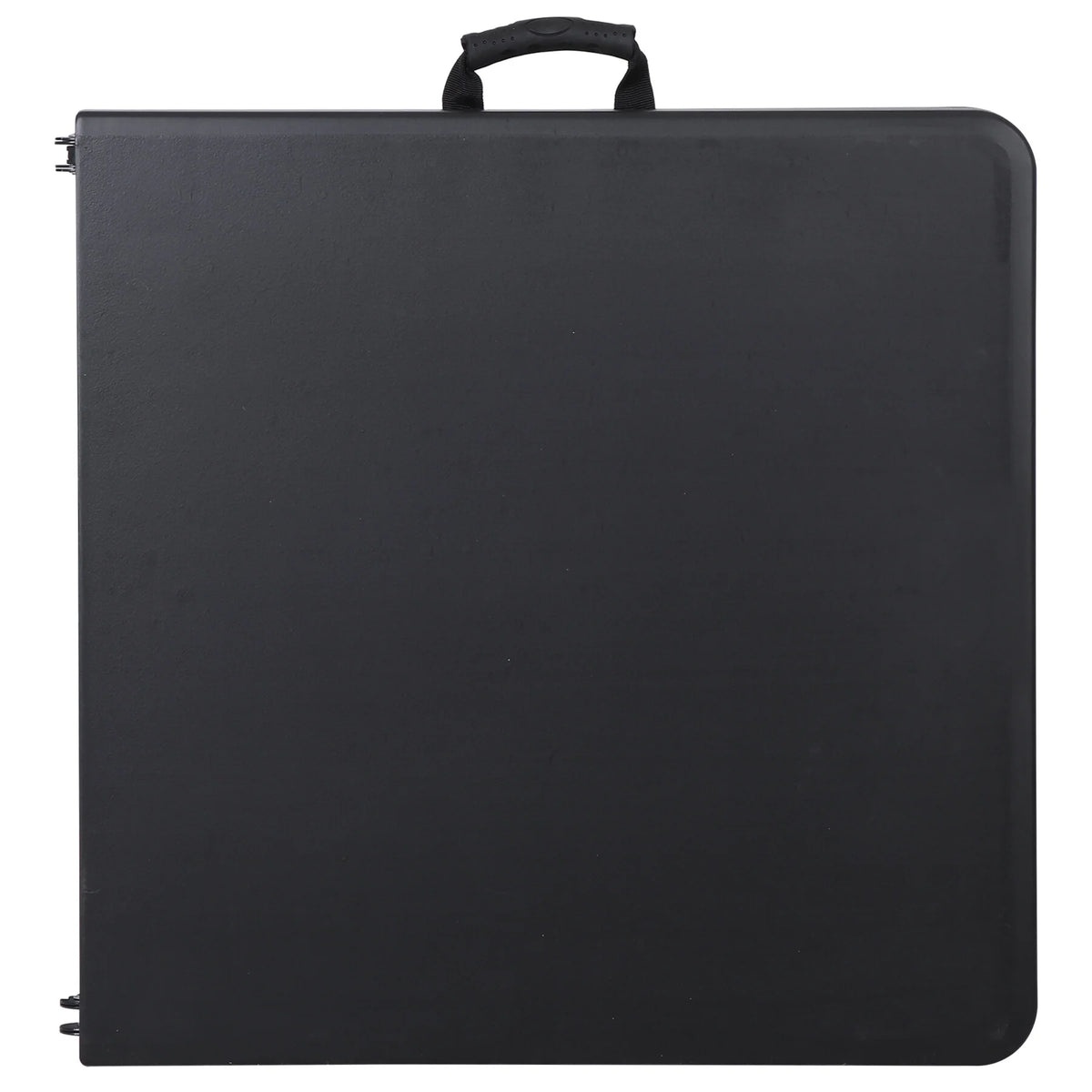 4 Ft Black Folding Plastic Table Y25211