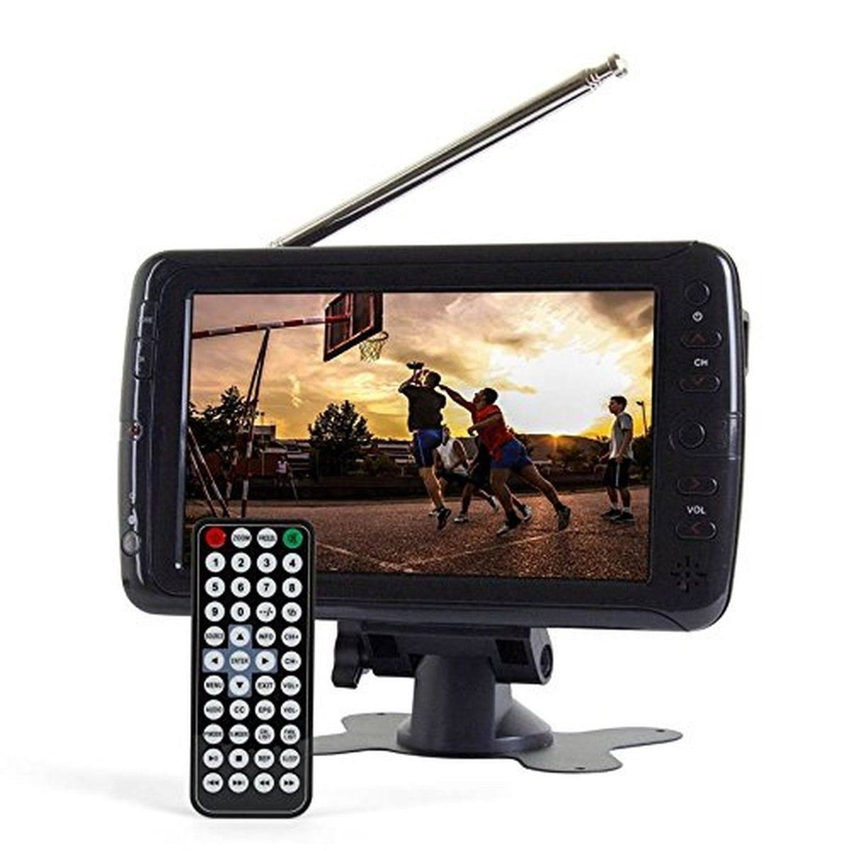 7" Portable Widescreen LCD TV with Detachable Antennas G356506