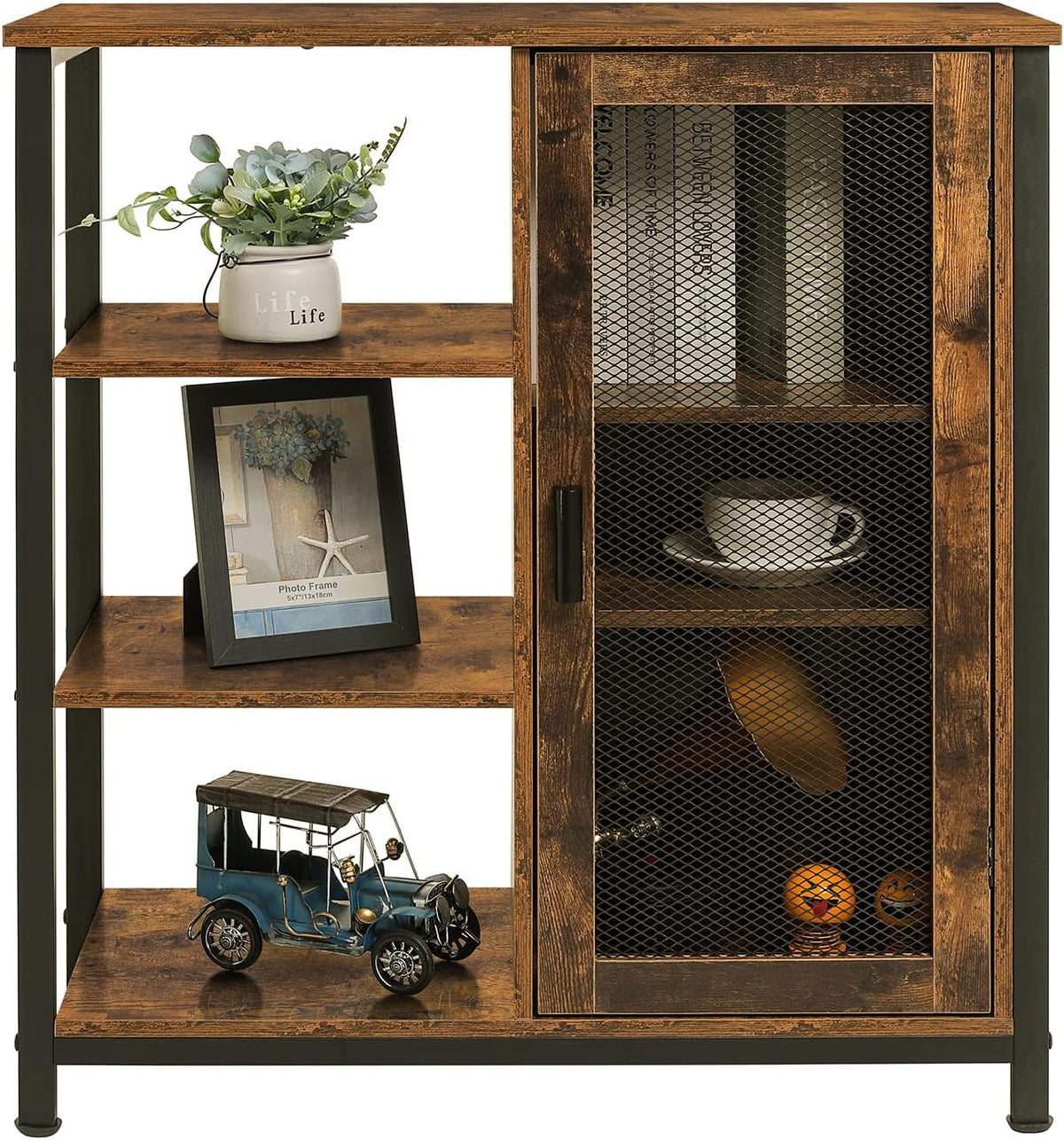 Storage Cabinet with Shelves and Door J859389