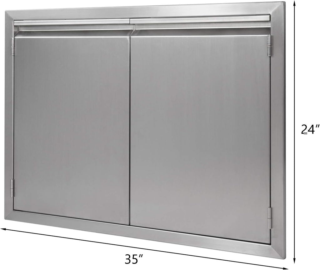 35 W x 24 H 304 Stainless Steel BBQ Access Door B64638
