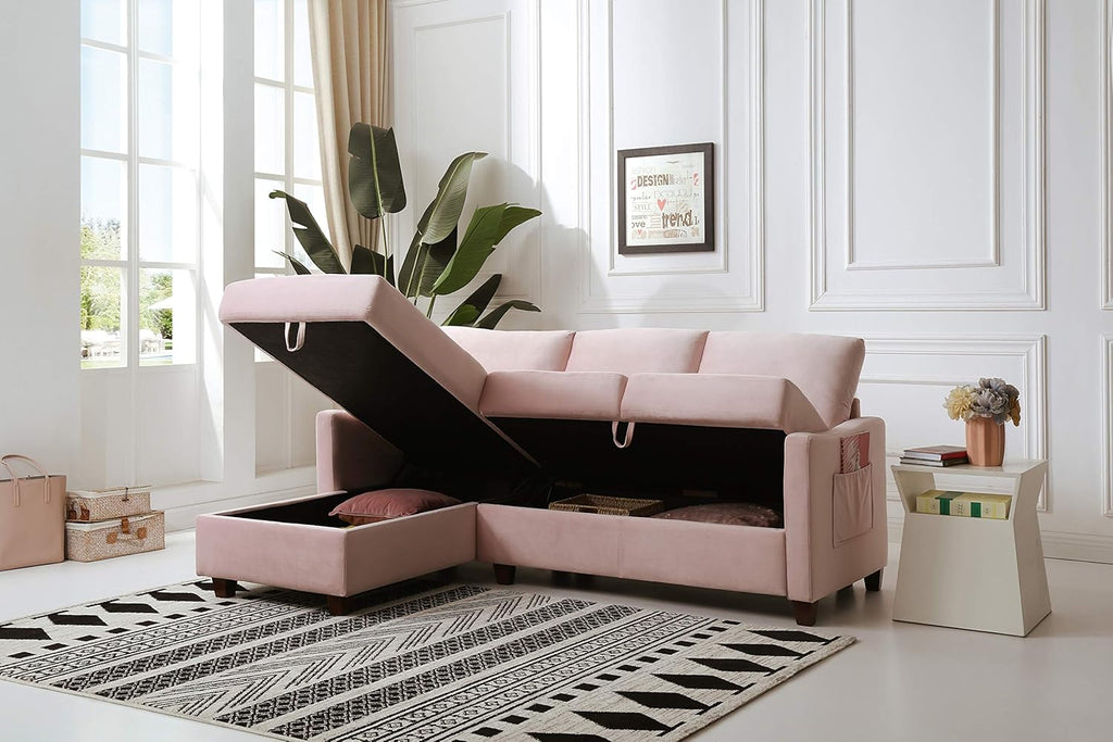 Pink Sectional I33811