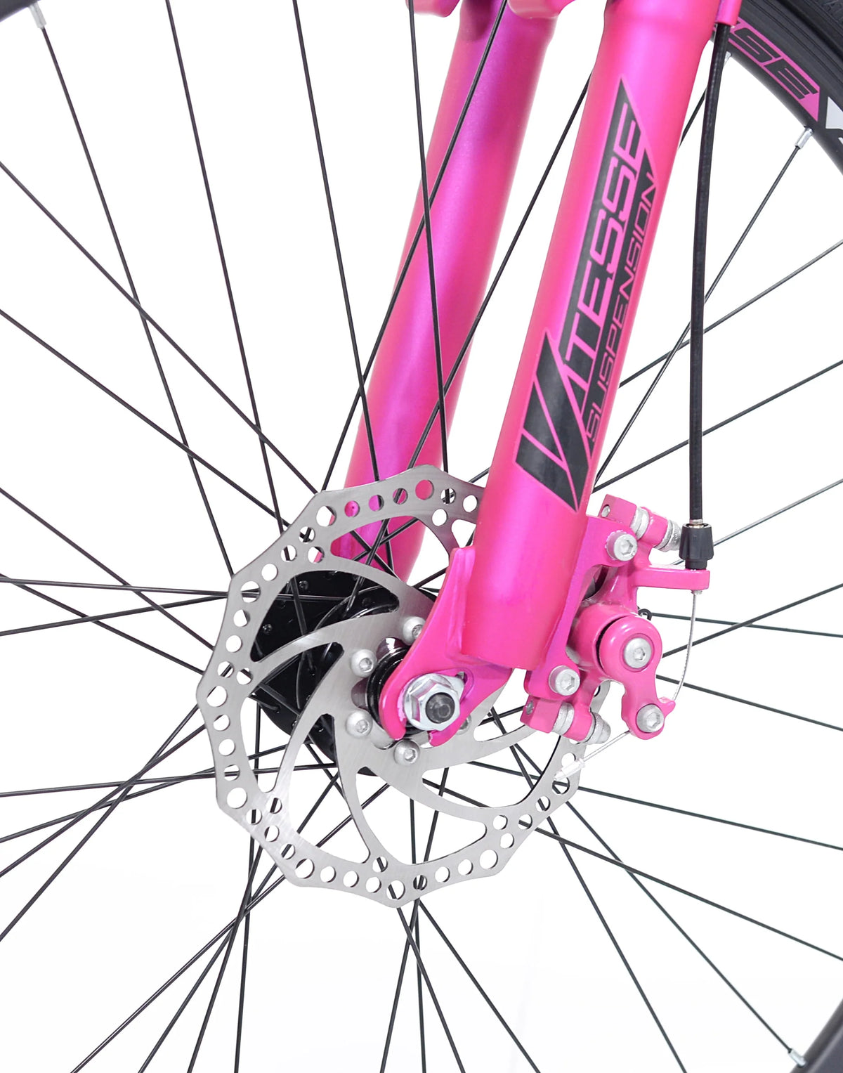 26 in. Black and Pink Mountain Bike R44641