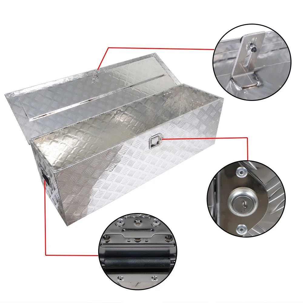 Aluminum Tool Box with Lock F43359