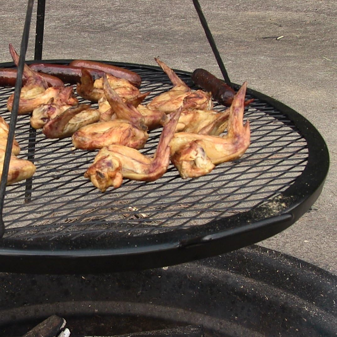 Round Heavy-Duty Steel Fire Pit Cooking Grate G7069