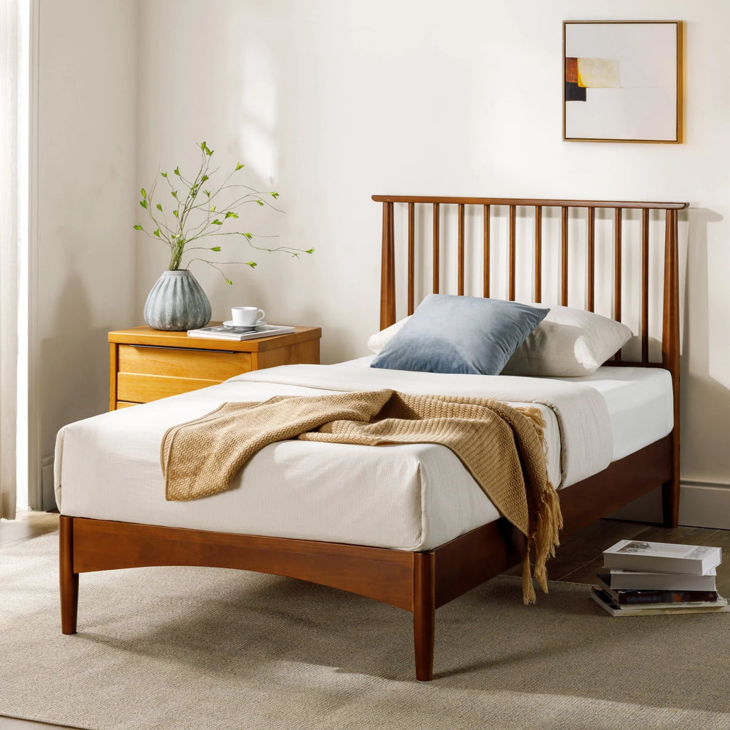 Queen Wood Platform Bed Frame N96812