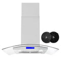 36 in. Stainless Steel Ductless Island Range Hood with Carbon Filter W11771