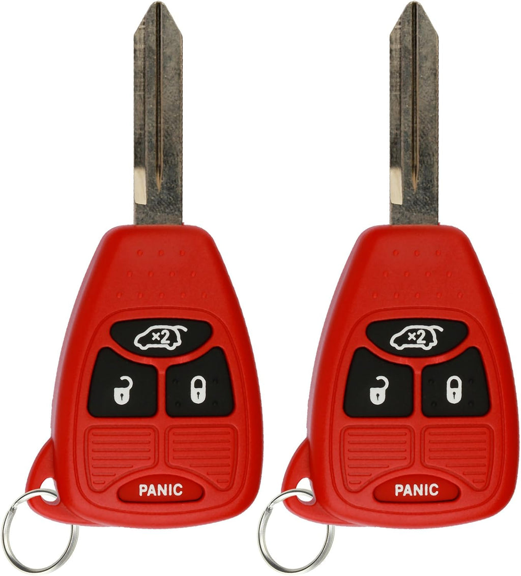 Blue Keyless Entry Remote Control Car Key Fob (Pack of 2) T7309