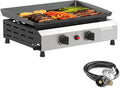 3 Burner Propane Gas Griddle with Side Shelves I68766