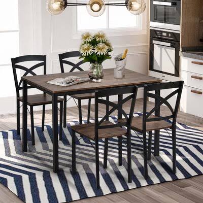 5 Piece Counter Height Dining Set W769