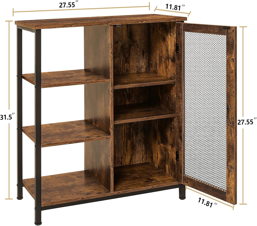 Storage Cabinet with Shelves and Door J859389
