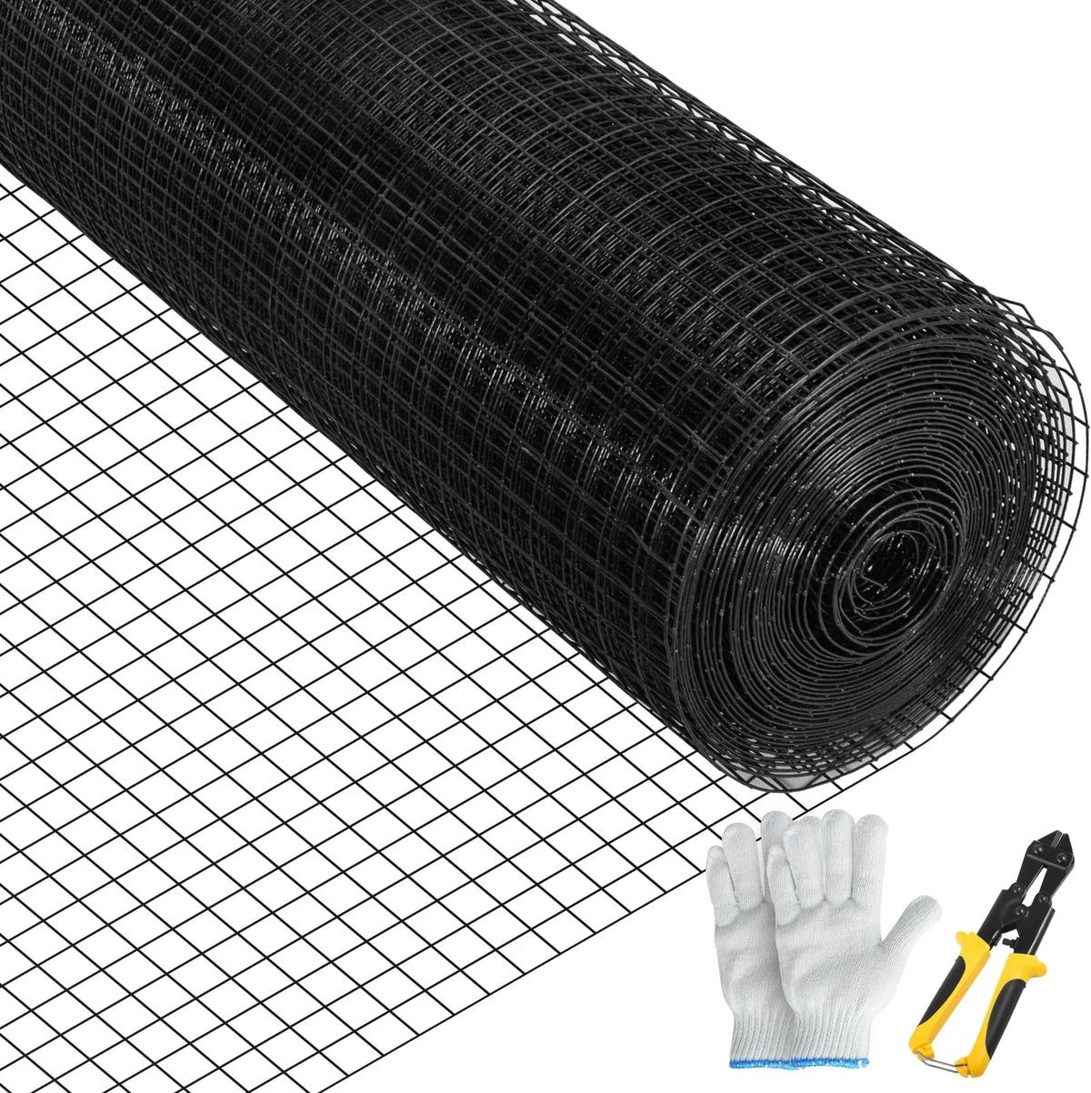 Vinyl Coated Welded Wire Fence 1x1 16 Gauge 24x100' O7578