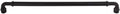 Flat Black 18" Metal Appliance Pull E7303