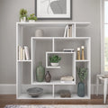 4 Tier White Modern Bookcase U150