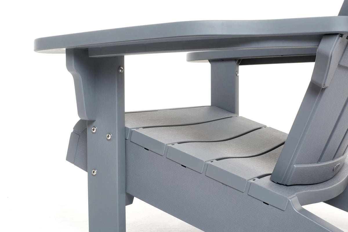Gray Resin Adirondack Chair Q310