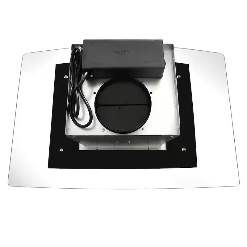 36 in. Stainless Steel Ductless Island Range Hood with Carbon Filter W11771