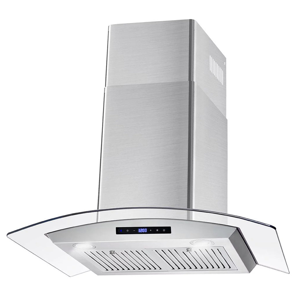 2 Piece Kitchen Appliance Package with Gas Range and Wall Mount Range Hood R678
