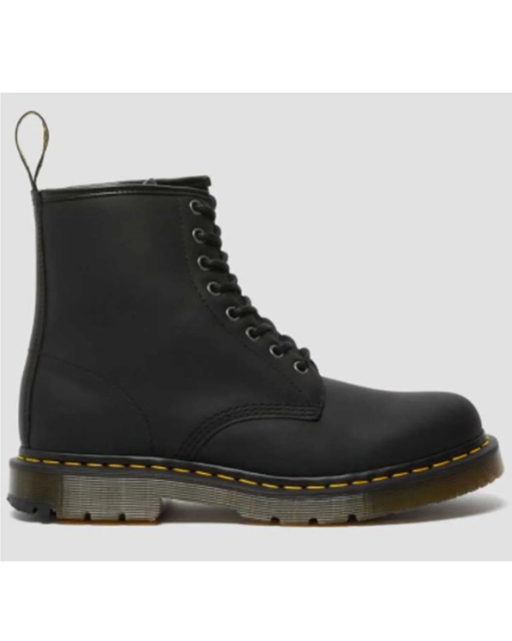Black 8 Eye Lace-Up Boot F508