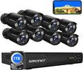 5MP Security Camera System with 2TB HDD, 12 Weatherproof Cameras, DVR Kit Q735
