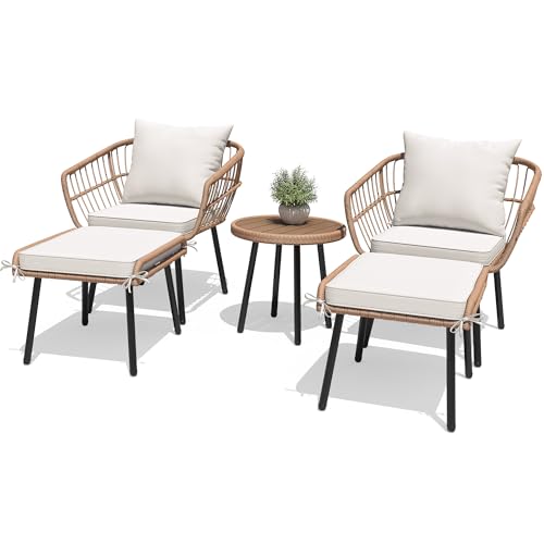 3 Piece Wicker Bistro Set with Cushions P815