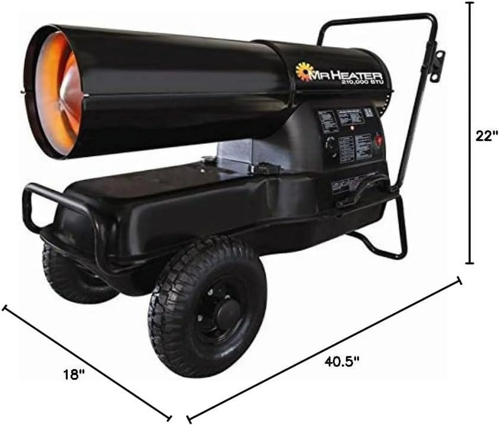 210,000 BTU Forced Air Kerosene Heater F333
