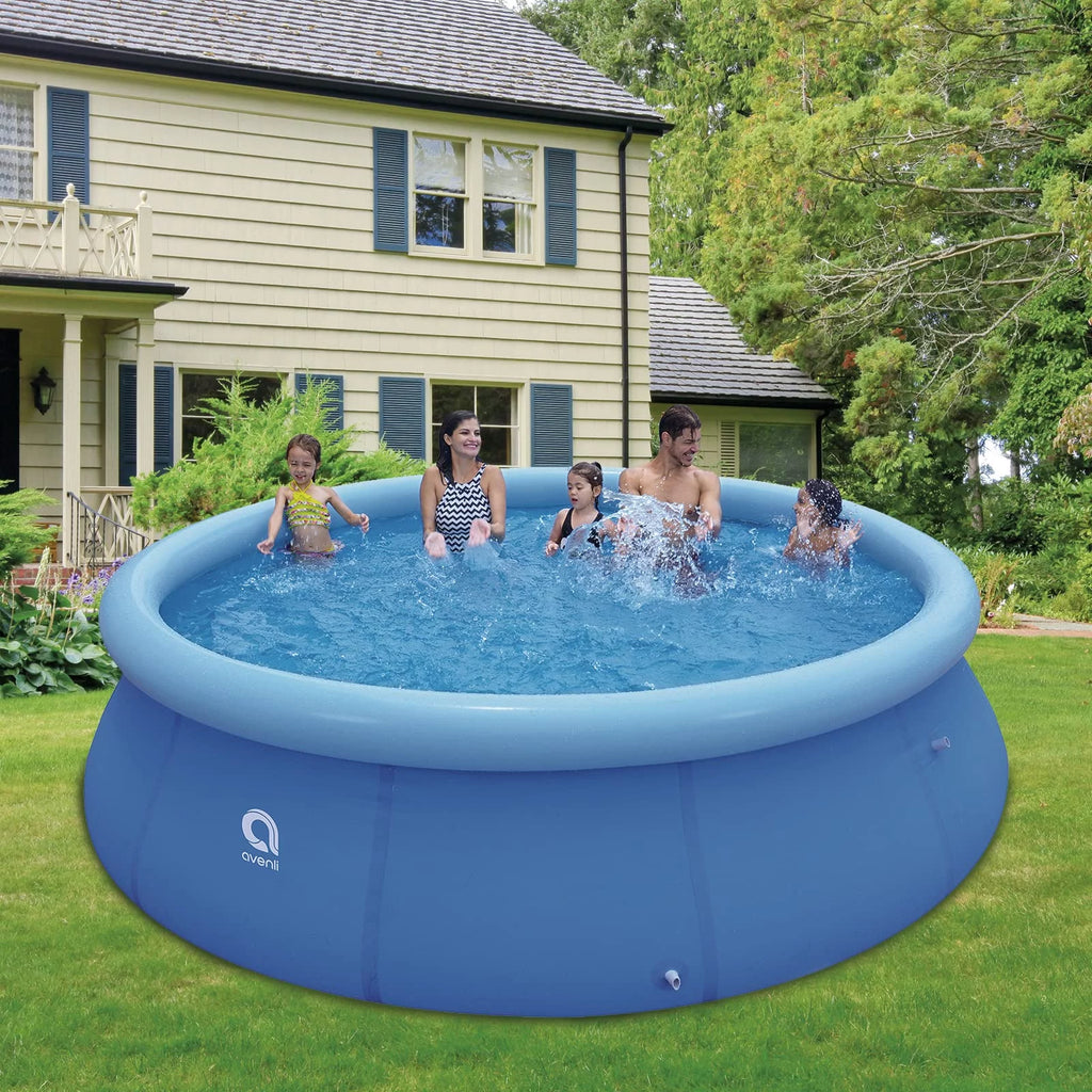 Inflatable Top Ring Round Pool Blue 10 ft x 30 in Q5151