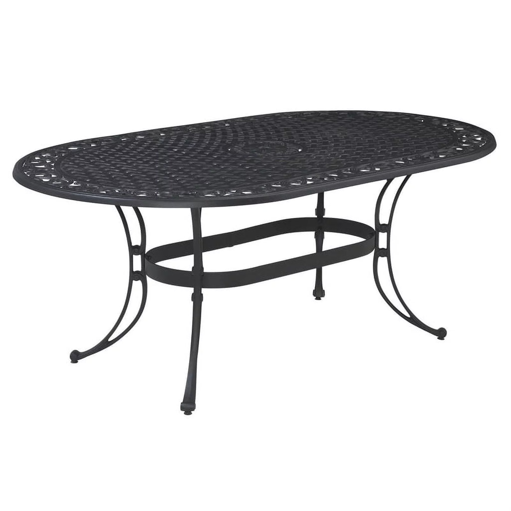 Gray Aluminum Outdoor Dining Table X78186