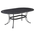 Gray Aluminum Outdoor Dining Table X78186