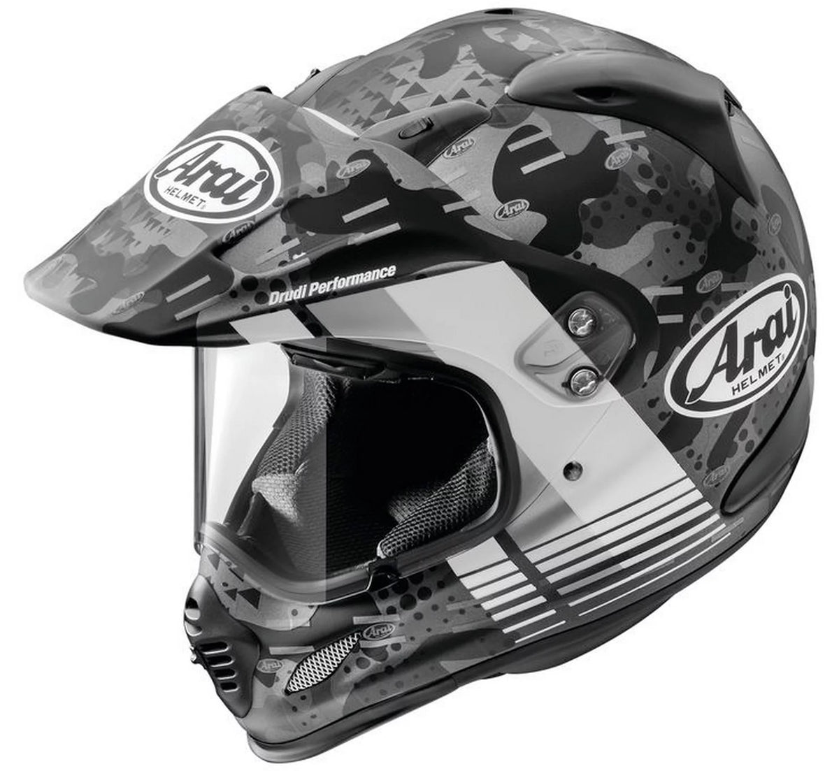 Dual Sport Motorcycle Helmet Frost White XXL A60598