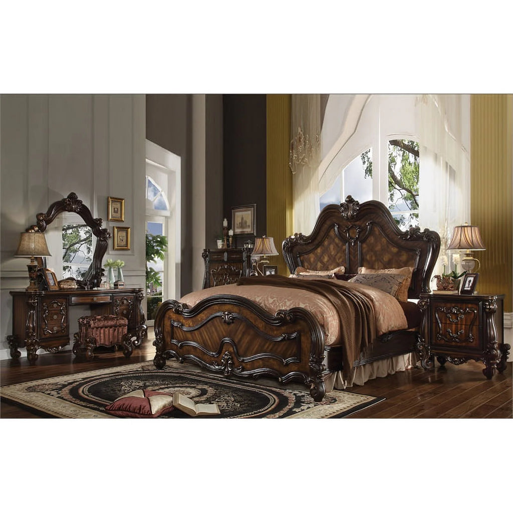 King Wooden Panel Bed H997009