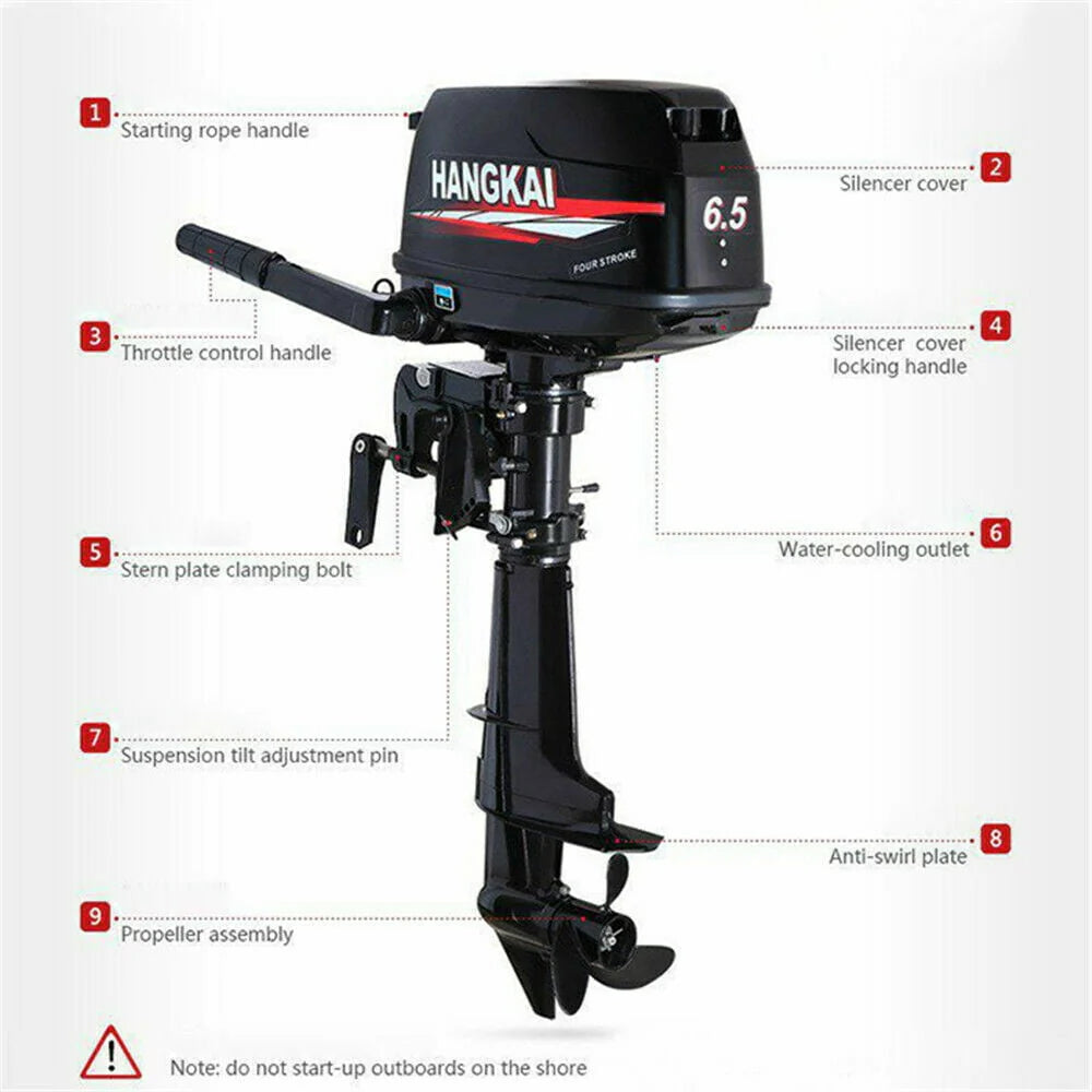 6.5HP 4-Stroke Outboard Motor T769558
