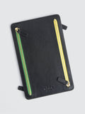 Black Leather RFID Blocking Travel Case F1440