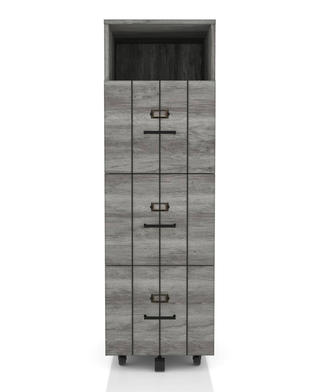Gray 3-Drawer File Cabinet M3356