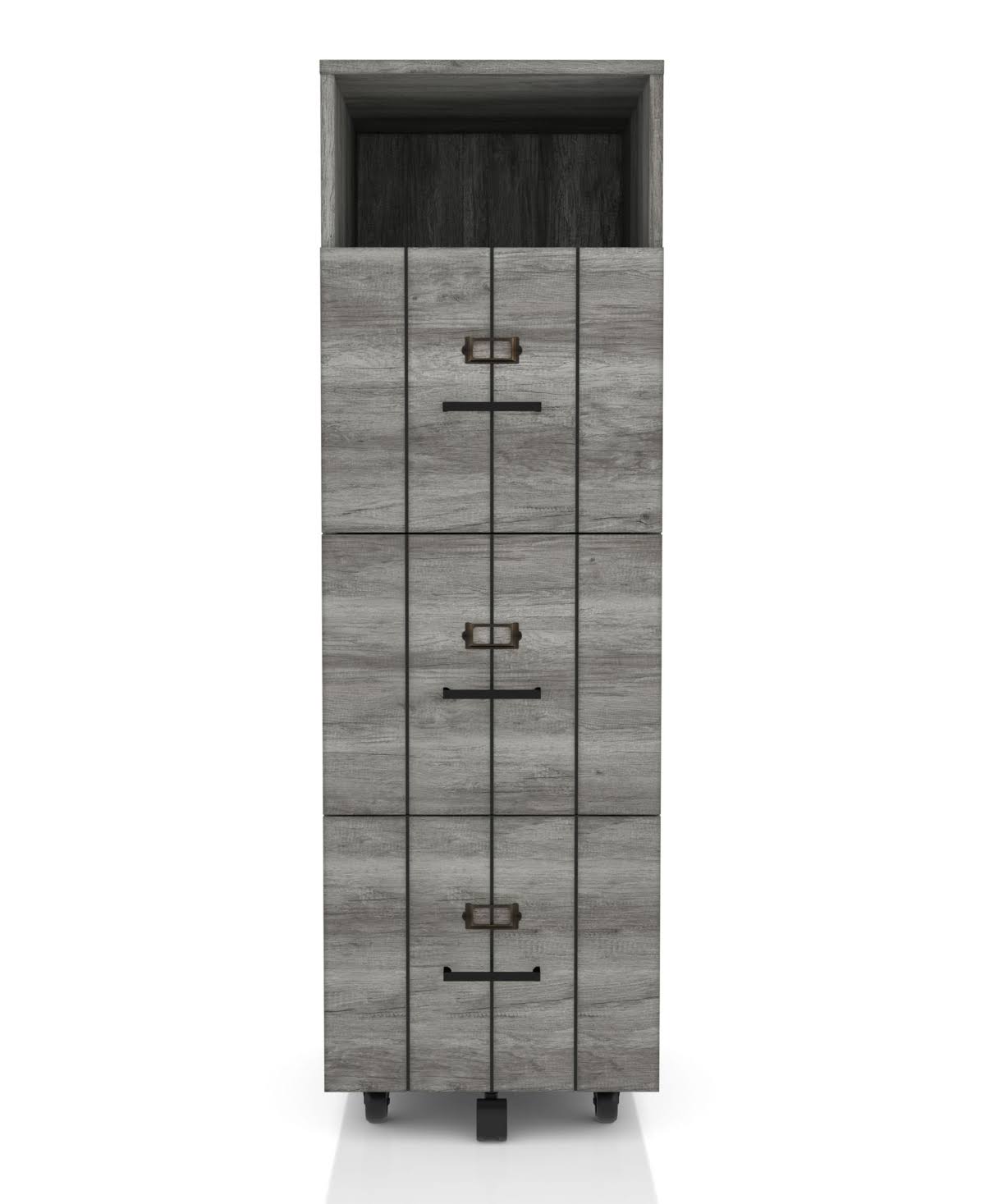 Gray 3-Drawer File Cabinet M3356