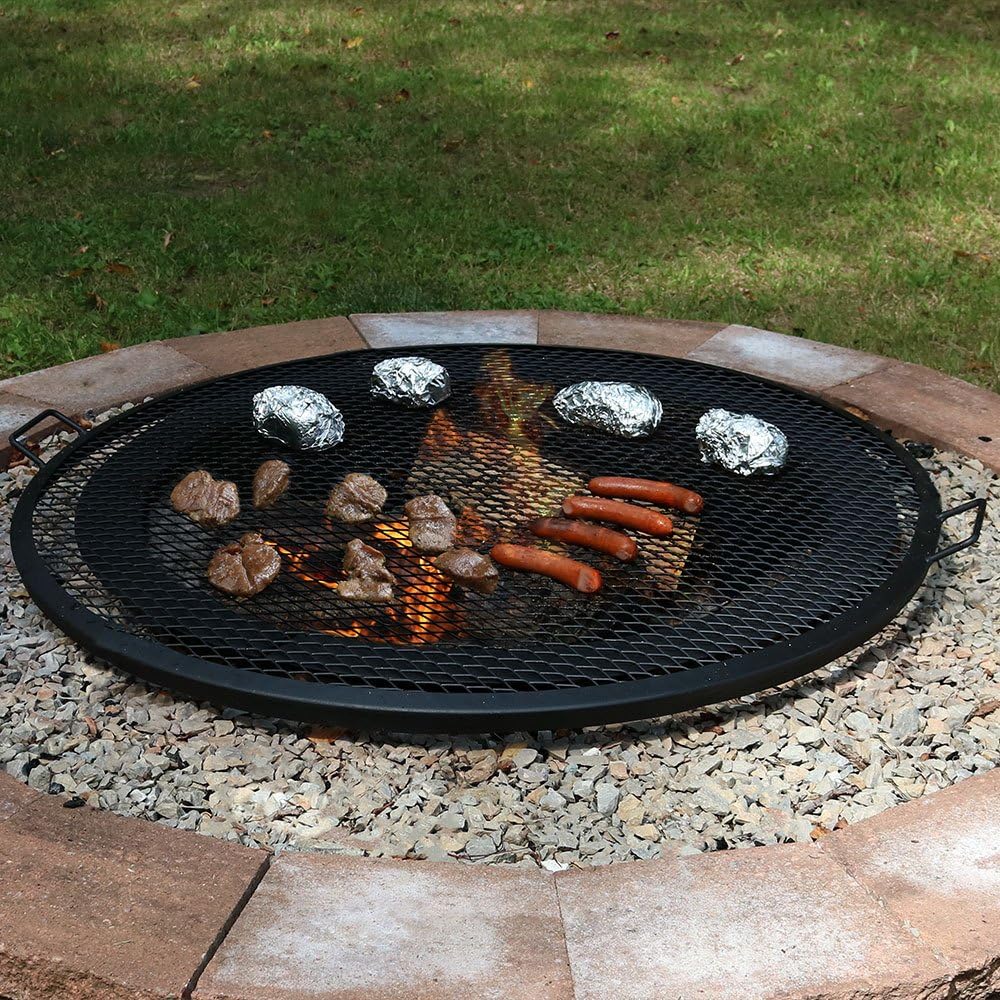 Round Heavy-Duty Steel Fire Pit Cooking Grate G7069