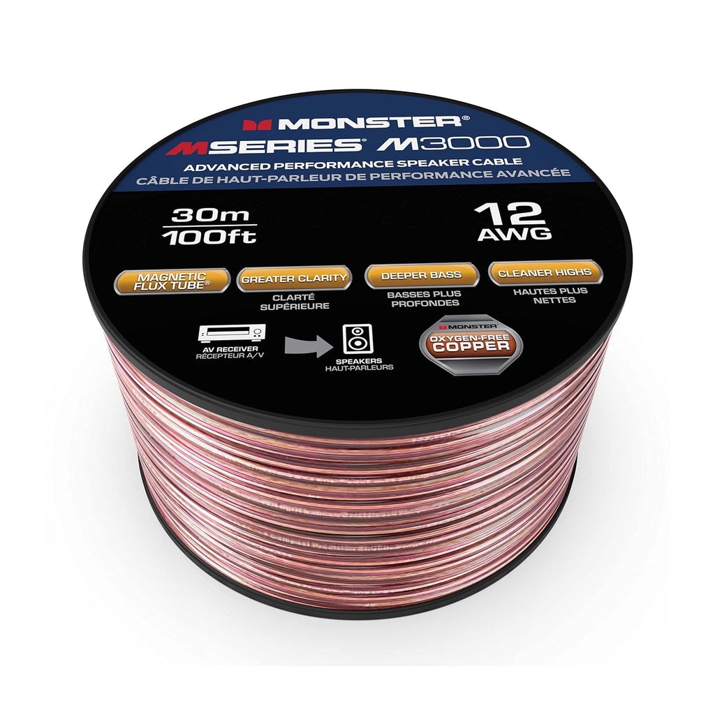 Oxygen-Free Copper 12 Gauge Speaker Cable 50 FT J483