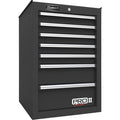 14 1/2 inch 7-Drawer Side Cabinet, Black Q5388