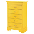 Yellow 5 Drawer Chest Y77314