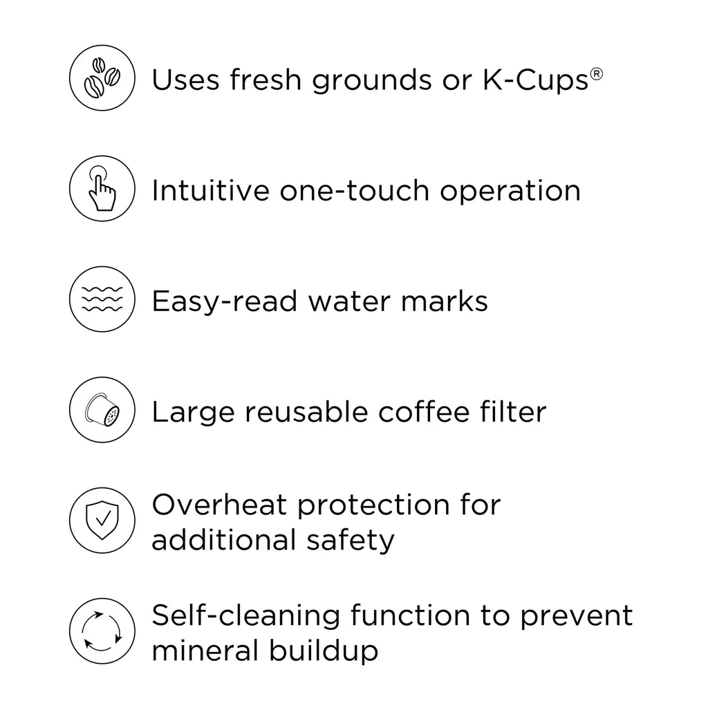 Grey Coffee Maker V80888
