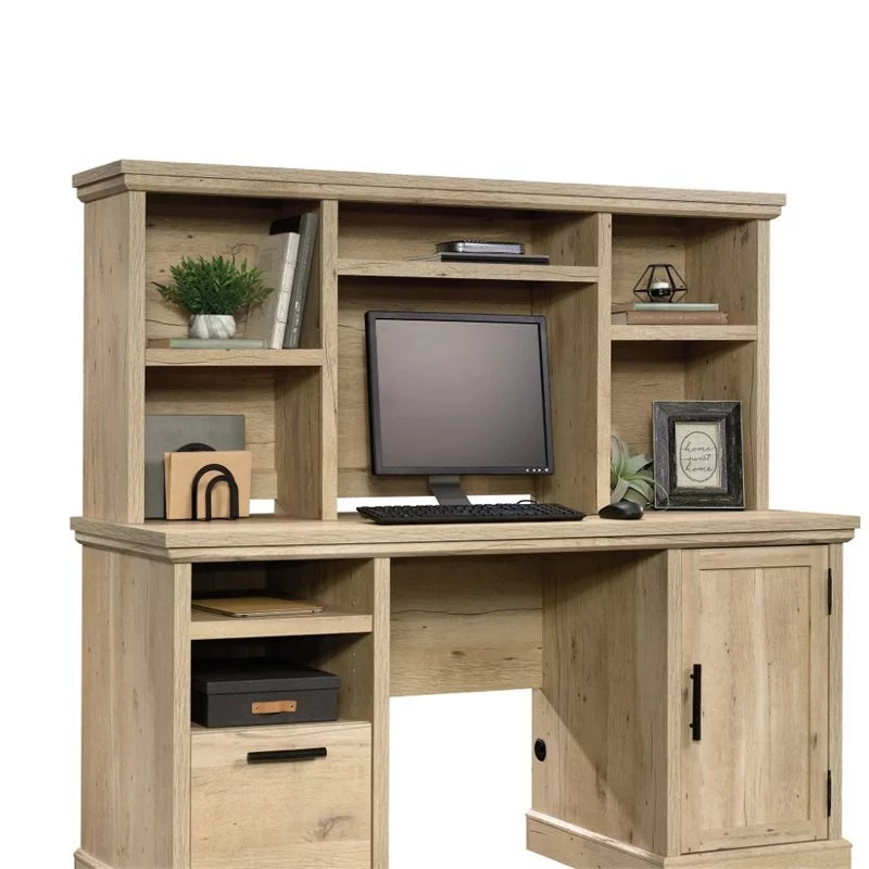 2-Piece L-Shaped Desk & Computer Hutch Set U948265