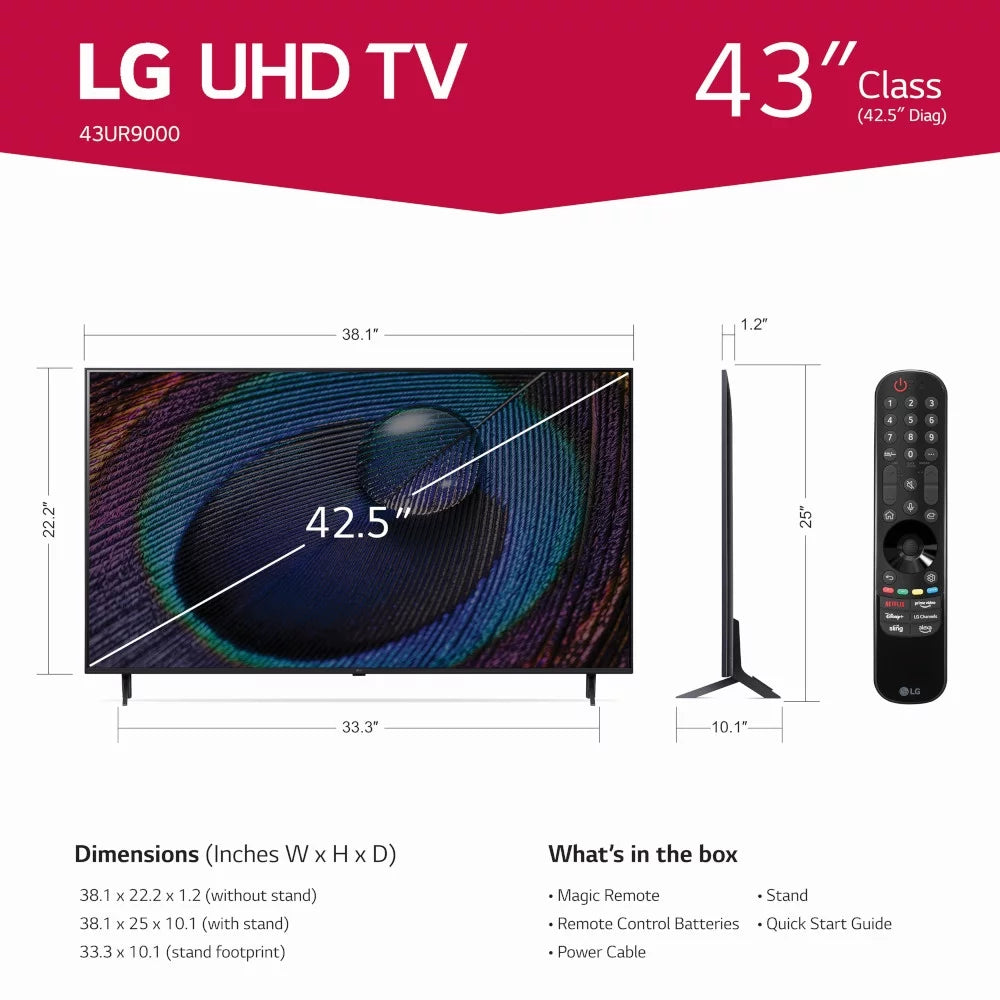 43 Class 4K UHD Smart TV with HDR L219523