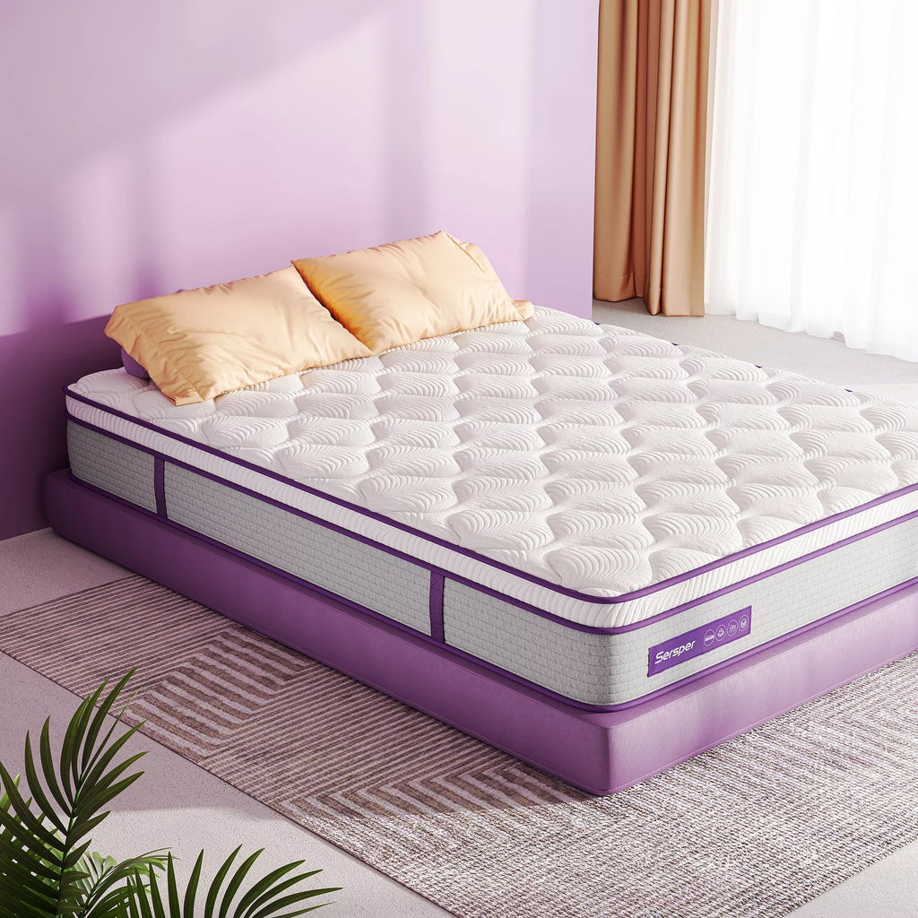 Queen Size 10 inch Memory Foam Hybrid Mattress S84651