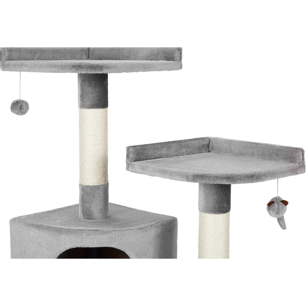 48-in Faux Fur Cat Tree Condo P4112