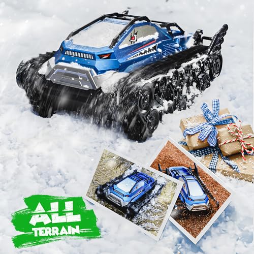 Blue Amphibious Remote Control Car Q7360
