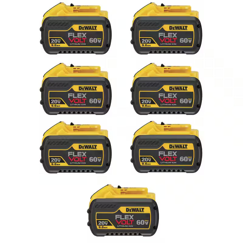 20V/60V MAX Lithium-Ion 9.0Ah Battery Pack 7-Pack Z87896