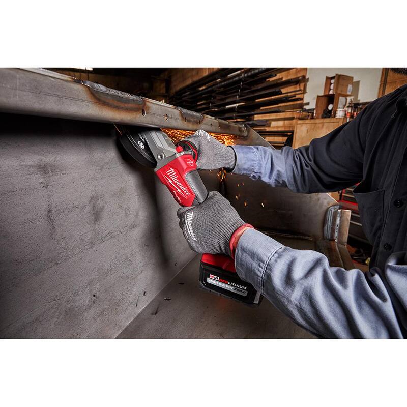 18V Brushless Cordless 5 in. Flathead Braking Grinder M8330
